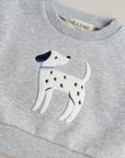 DALMATIAN SWEATER GREY MELANGE