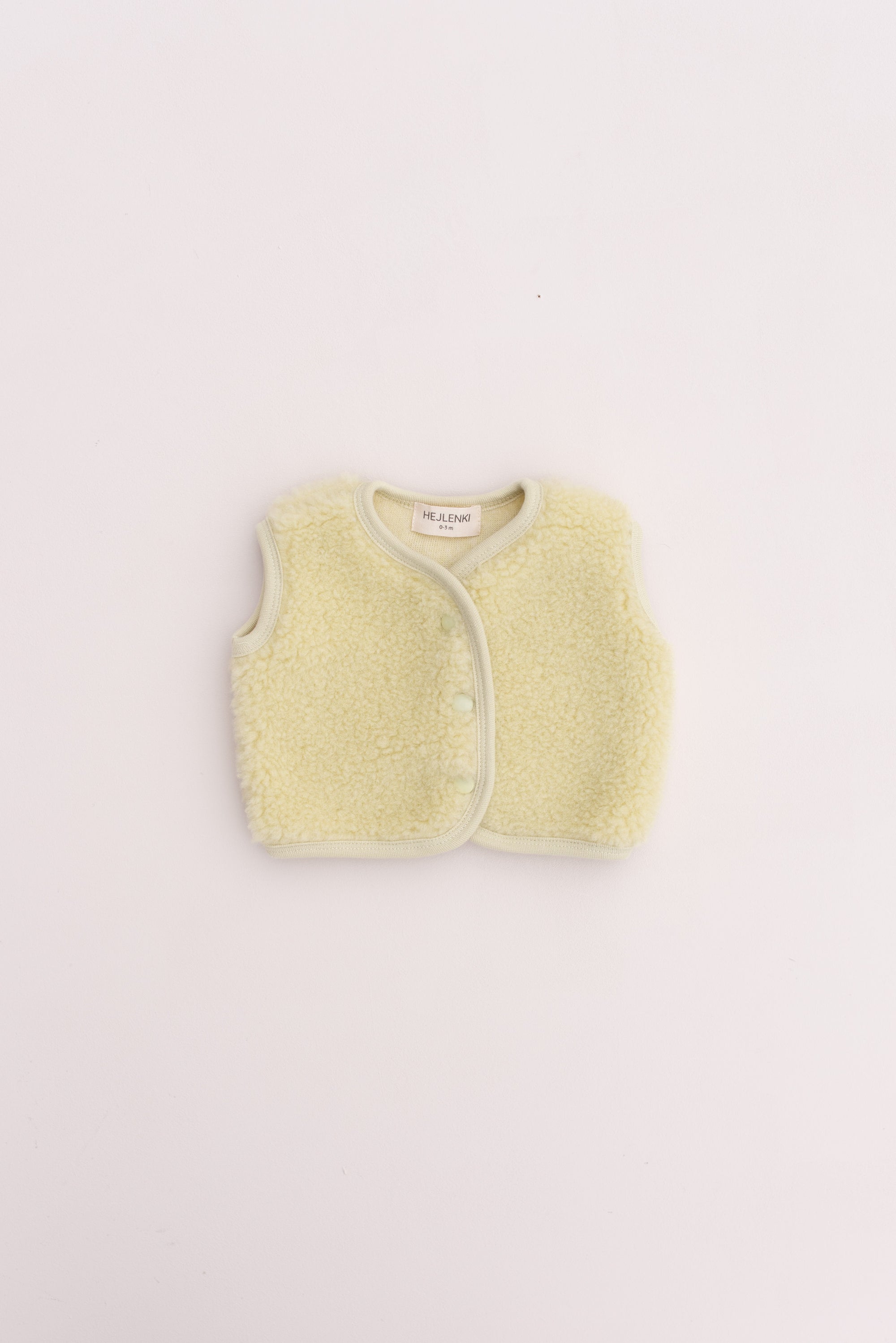 MERINO TEDDY VEST GLIM