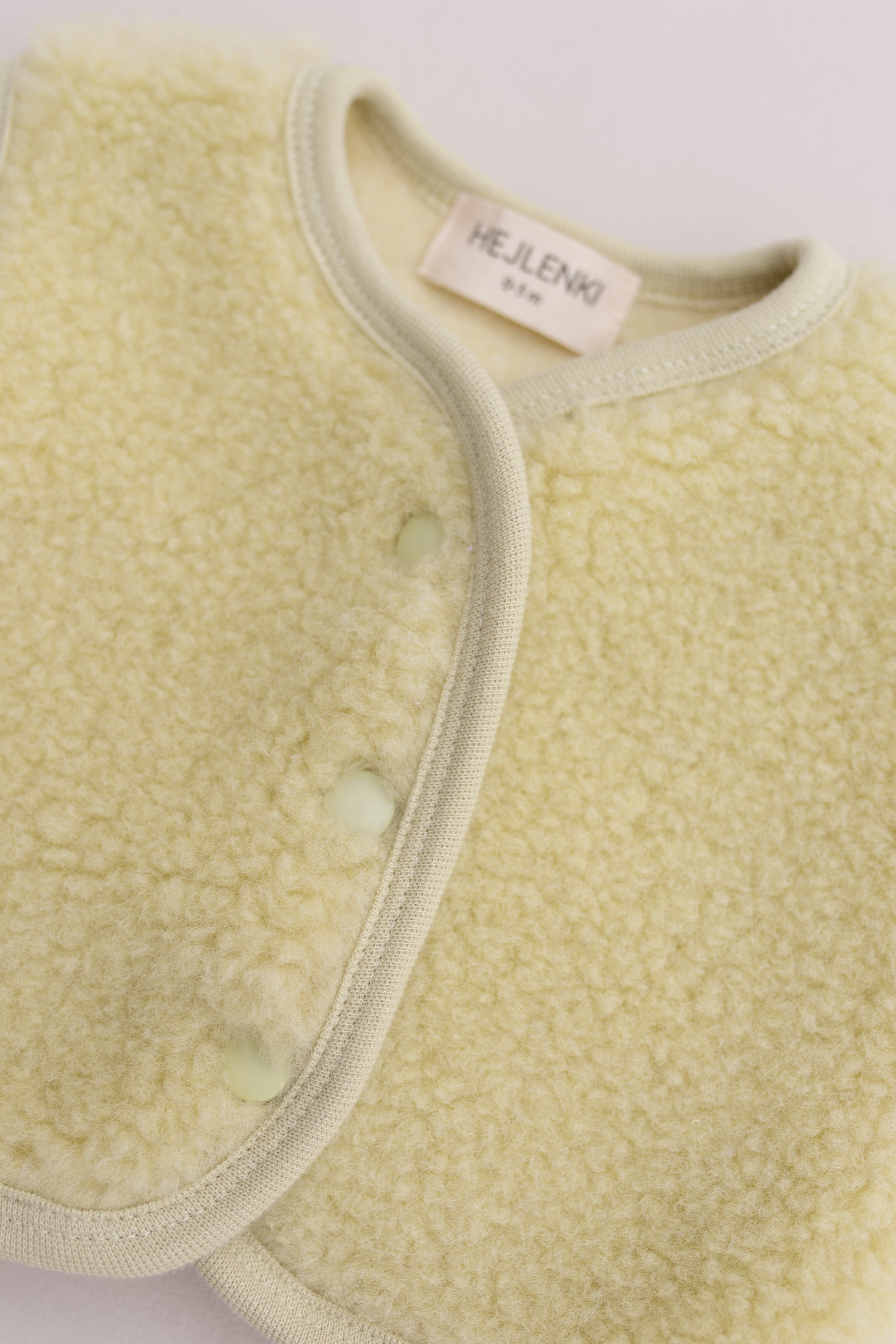 MERINO TEDDY VEST GLIM