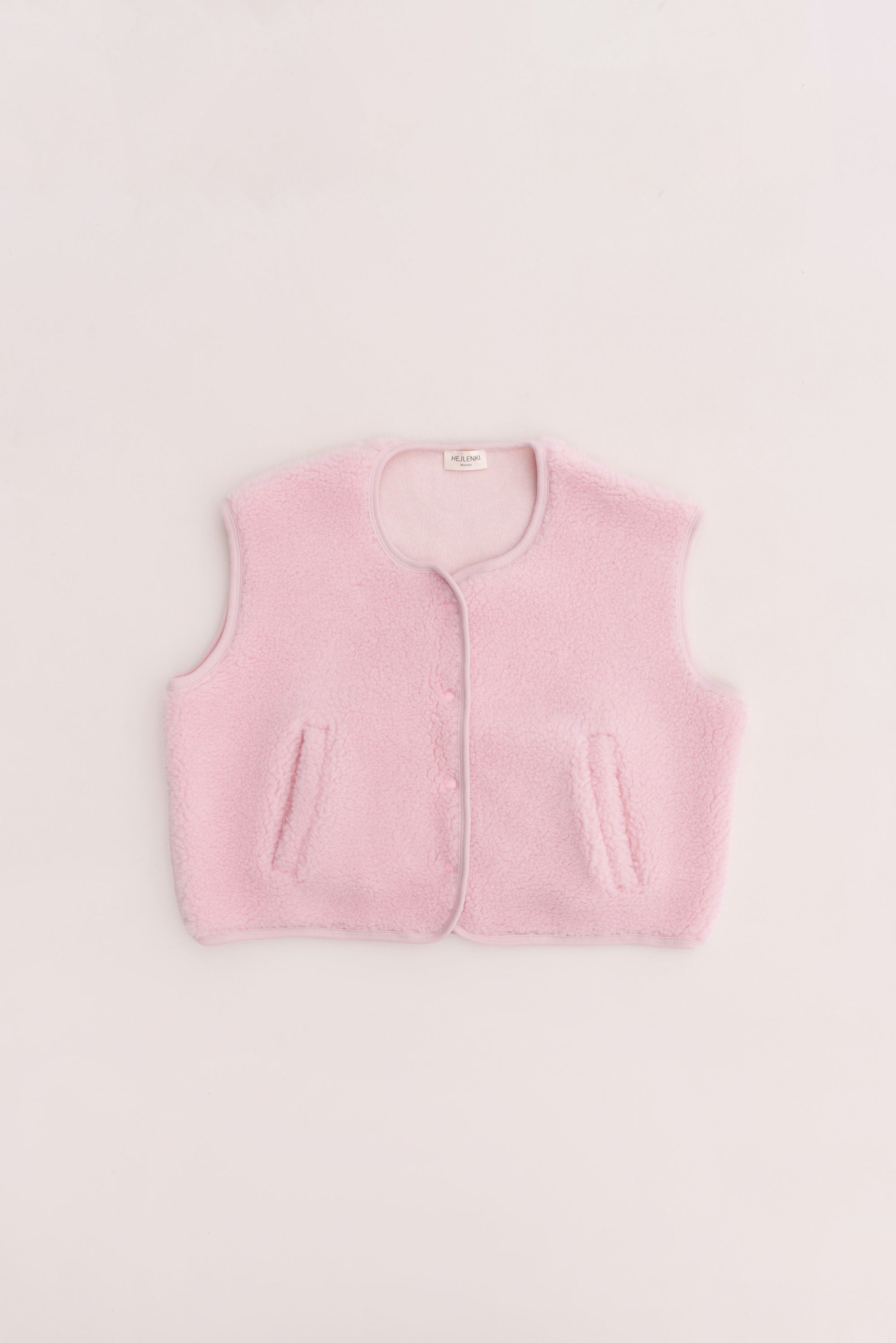 MERINO TEDDY VEST WOMEN BLOOM