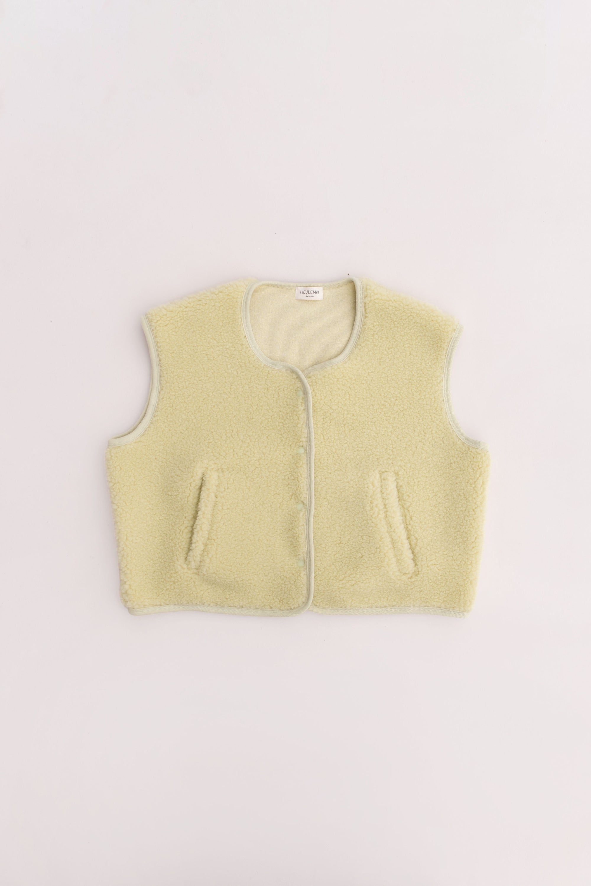 MERINO TEDDY VEST WOMEN GLIM