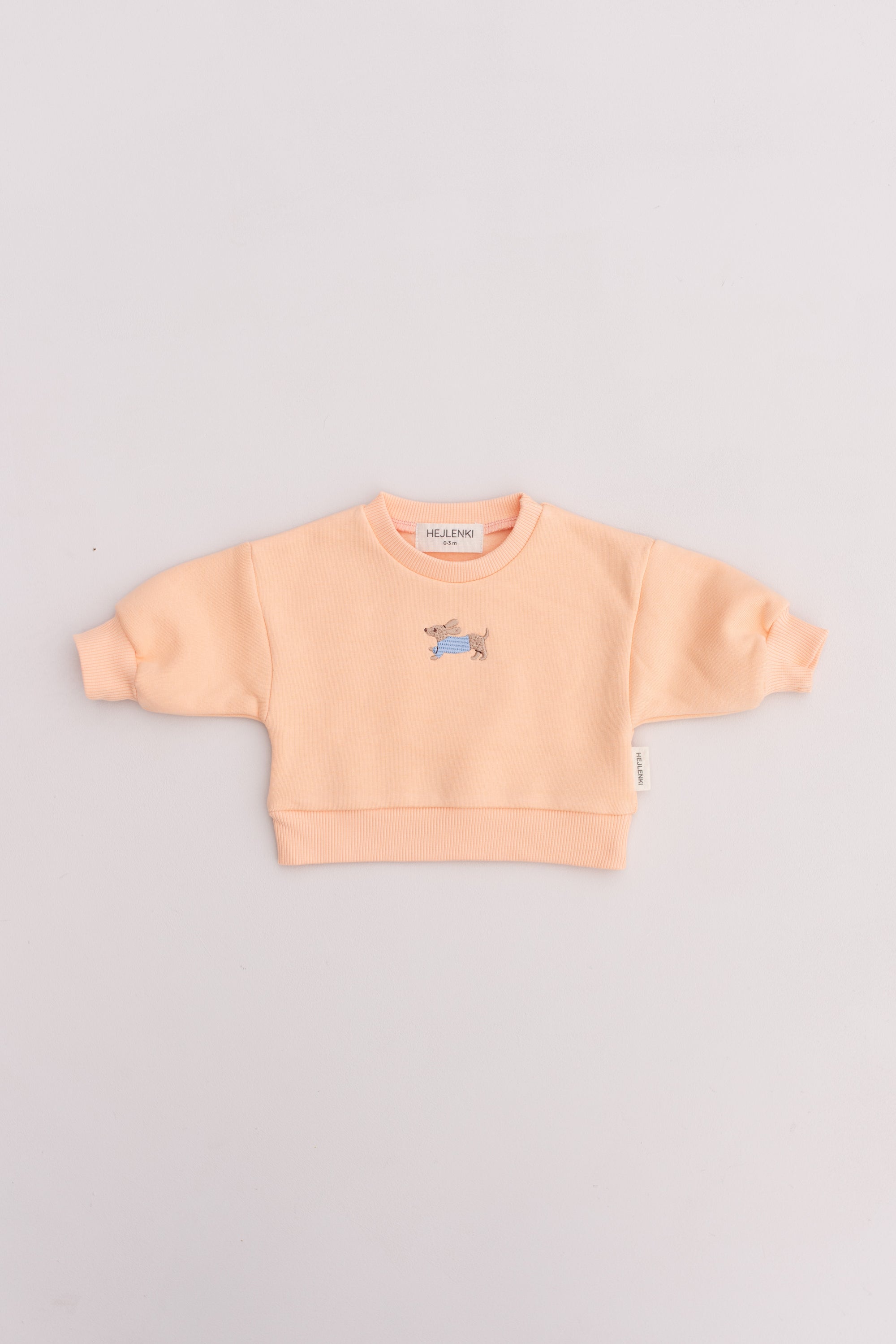 TINY DACHSHUND SWEATER APRICOT