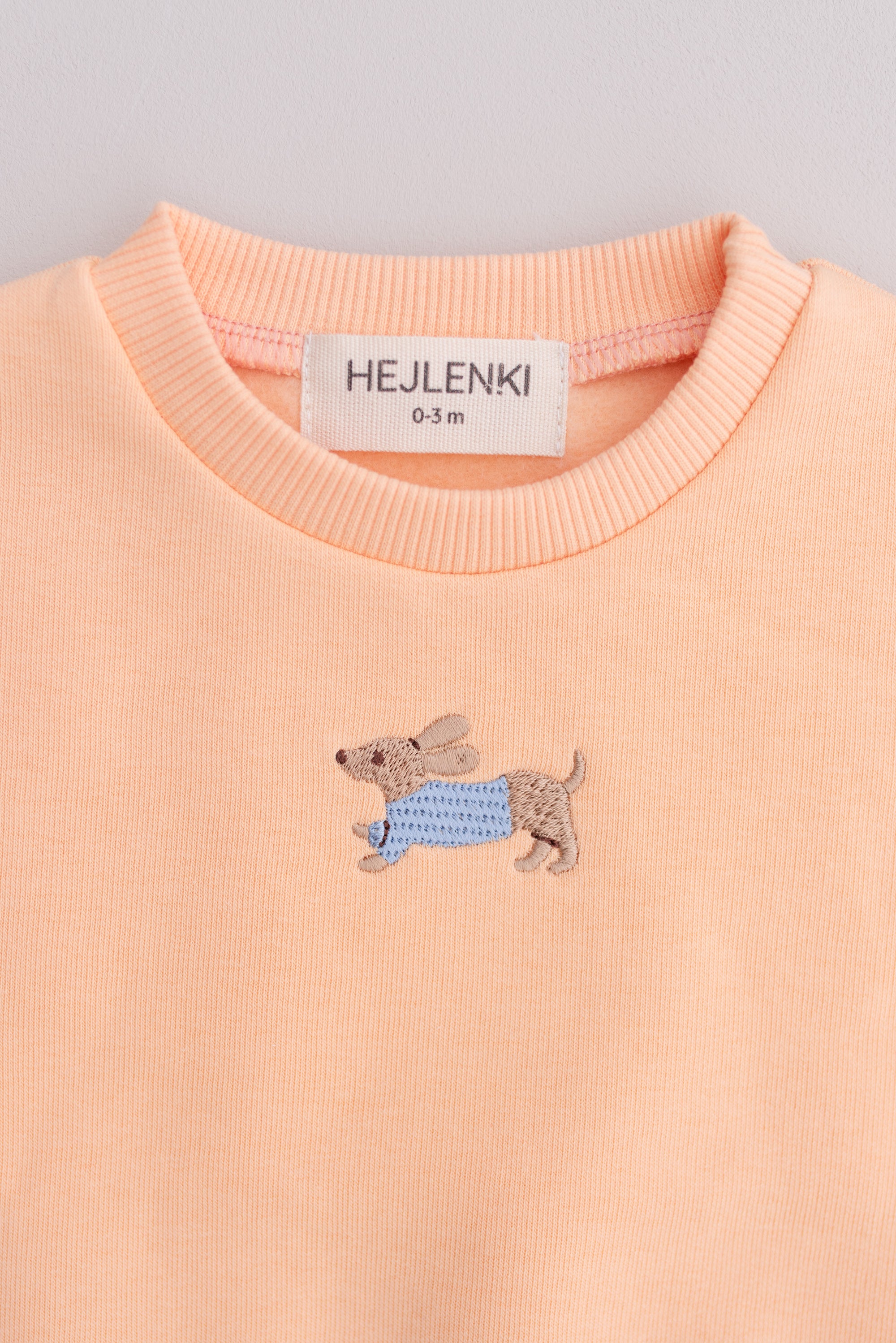 TINY DACHSHUND SWEATER APRICOT