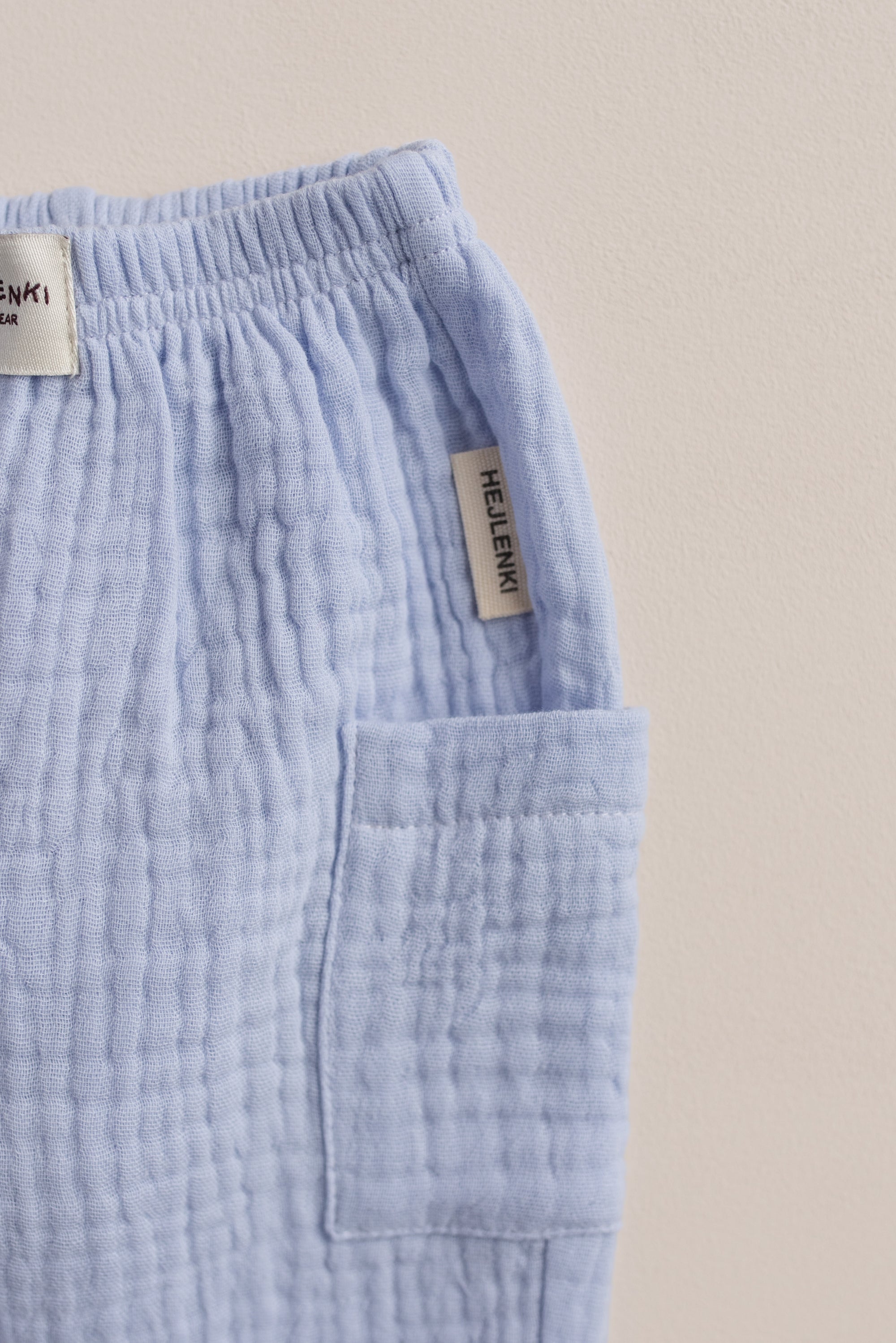 MUSLIN PANTS LIGHT BLUE
