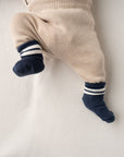 COTTON KNIT LEGGINGS BEIGE