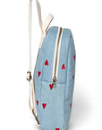 KIDS DENIM BACKPACK HEARTS