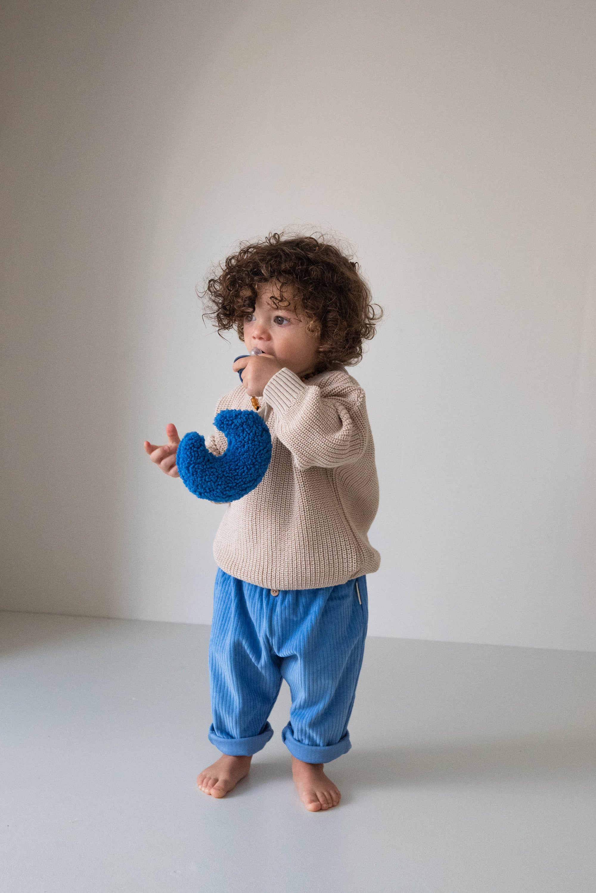 CHUNKY KNIT PULLI WARMBEIGE