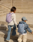 KIDS BACKPACK PURPLE HEARTS