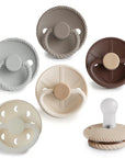 6-PACK SILICONE PACIFIER EARTHY WONDER
