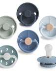 6-PACK SILICONE PACIFIER ENDLESS SEA