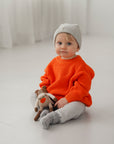 CHUNKY KNIT PULLI GLOWY MANDARIN