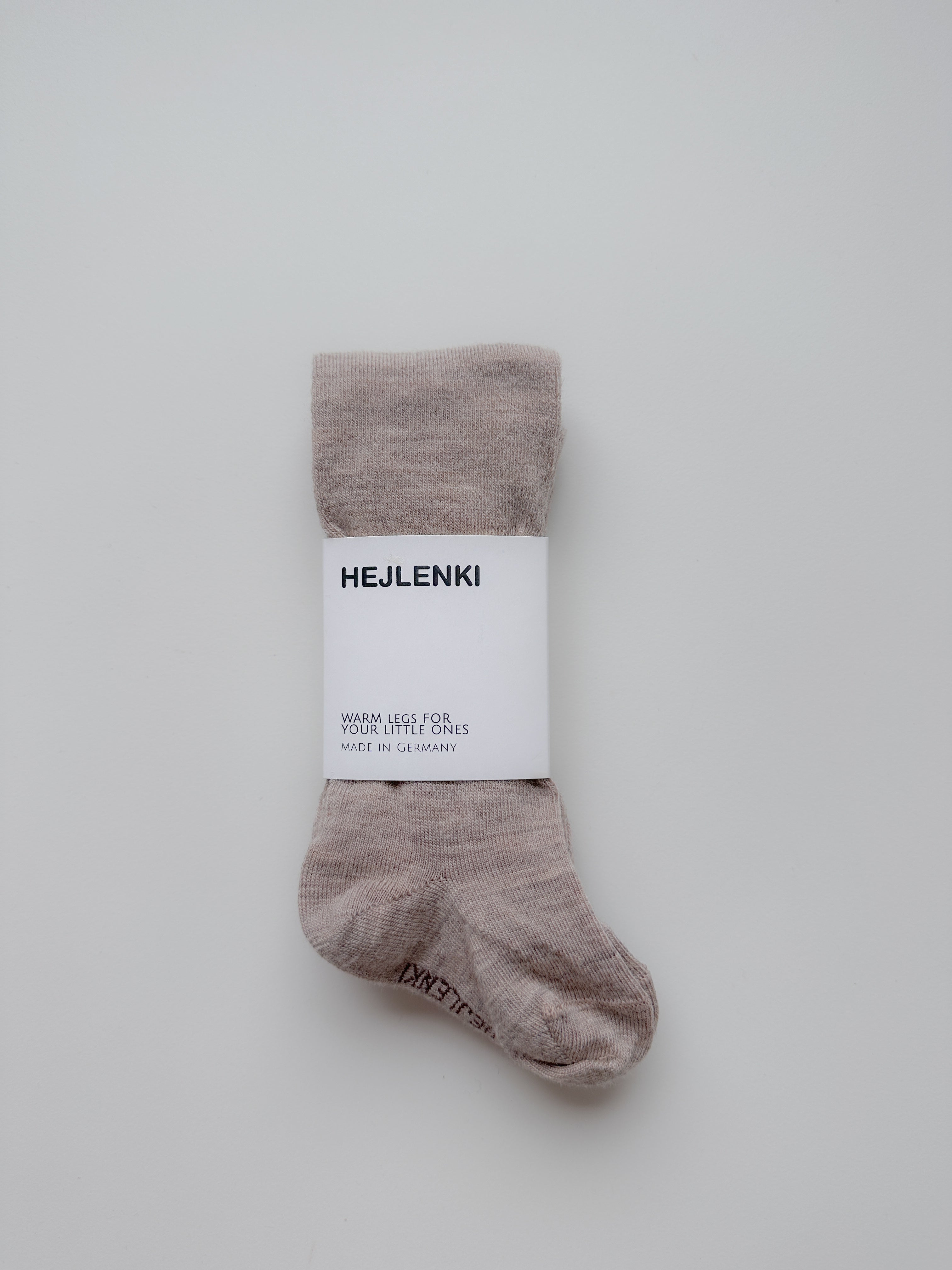 MERINO WOOL TIGHTS BEIGE MELANGE