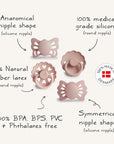BABY'S FIRST PACIFIER 4-PACK (coloroptions)