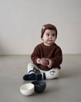 KNIT BEANIE BAKED BROWNIE