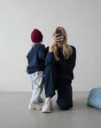 MOM CHUNKY KNIT PULLI MIDNIGHT