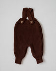 KNITTED SALOPETTE BAKED BROWNIE