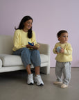 MOM CHUNKY KNIT PULLI BUTTER