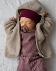 MERINO WOOL FLEECE JACKET BEIGE