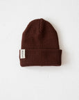 KNIT BEANIE BAKED BROWNIE