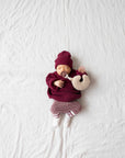 KIDS SOCKS CUTIE BURGUNDY (limited edition)