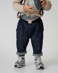 DENIM PANTS WITH POCKETS