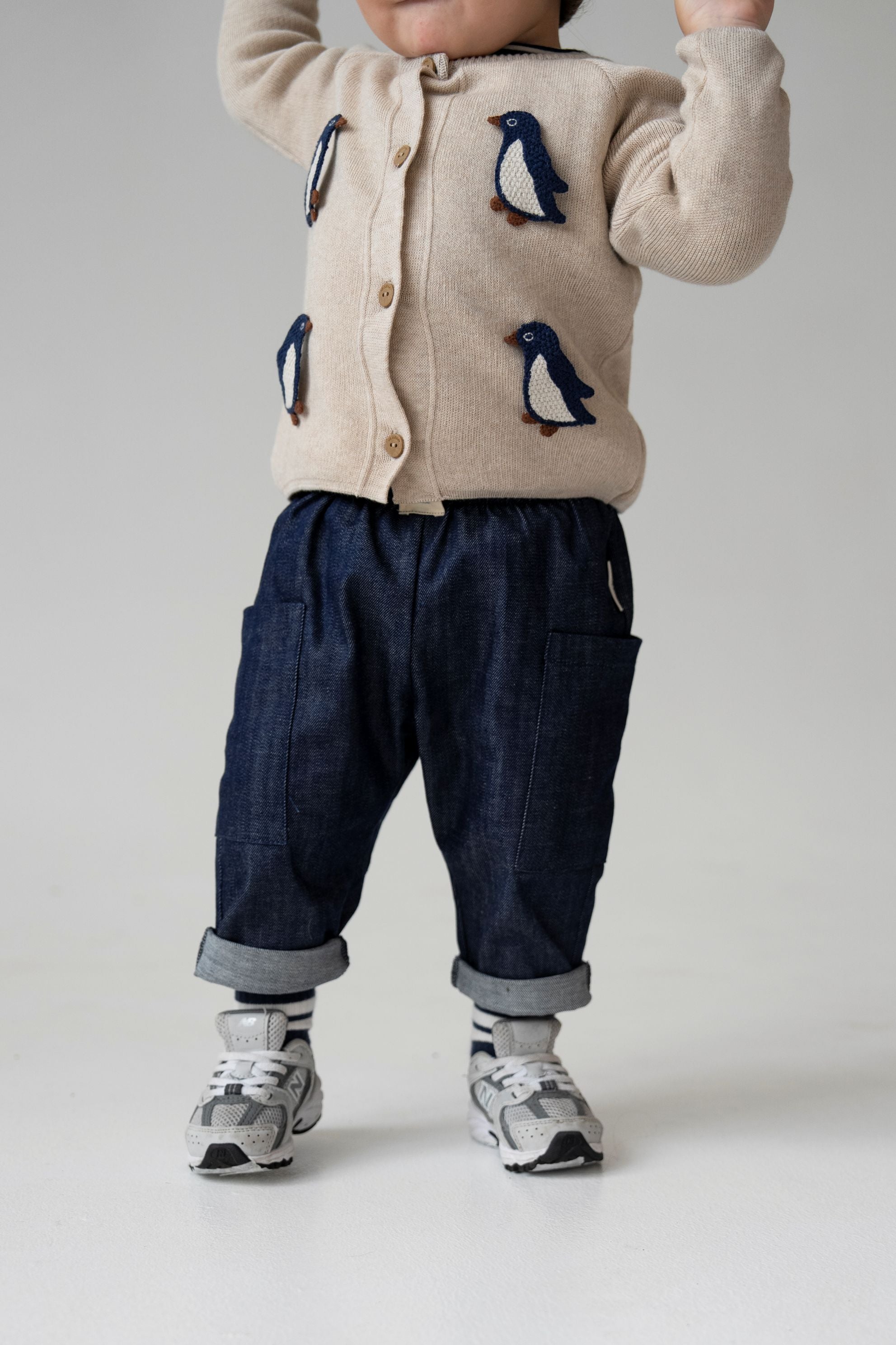 KNIT CARDIGAN PENGUIN