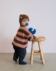 CHUNKY KNIT PULLI STRIPED
