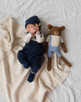KNITTED SALOPETTE MIDNIGHT
