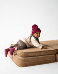 MERINO KNIT LEGGINGS BROWN