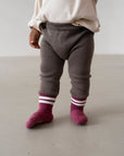 MERINO KNIT LEGGINGS BROWN