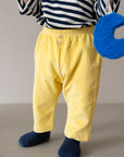 SOFT CORDUROY PANTS BANANA