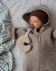 MERINO WOOL FLEECE OVERALL BEIGE