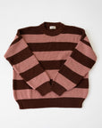 MOM CHUNKY KNIT PULLI STRIPED
