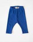 ORGANIC RIB LEGGINGS BLUE