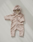 ORGANIC FLEECE OVERALL BEIGE