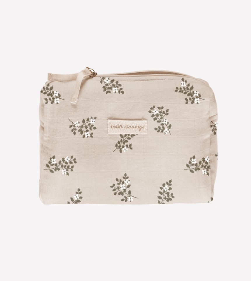 TOILETRY BAG HOLLY FLOWERS