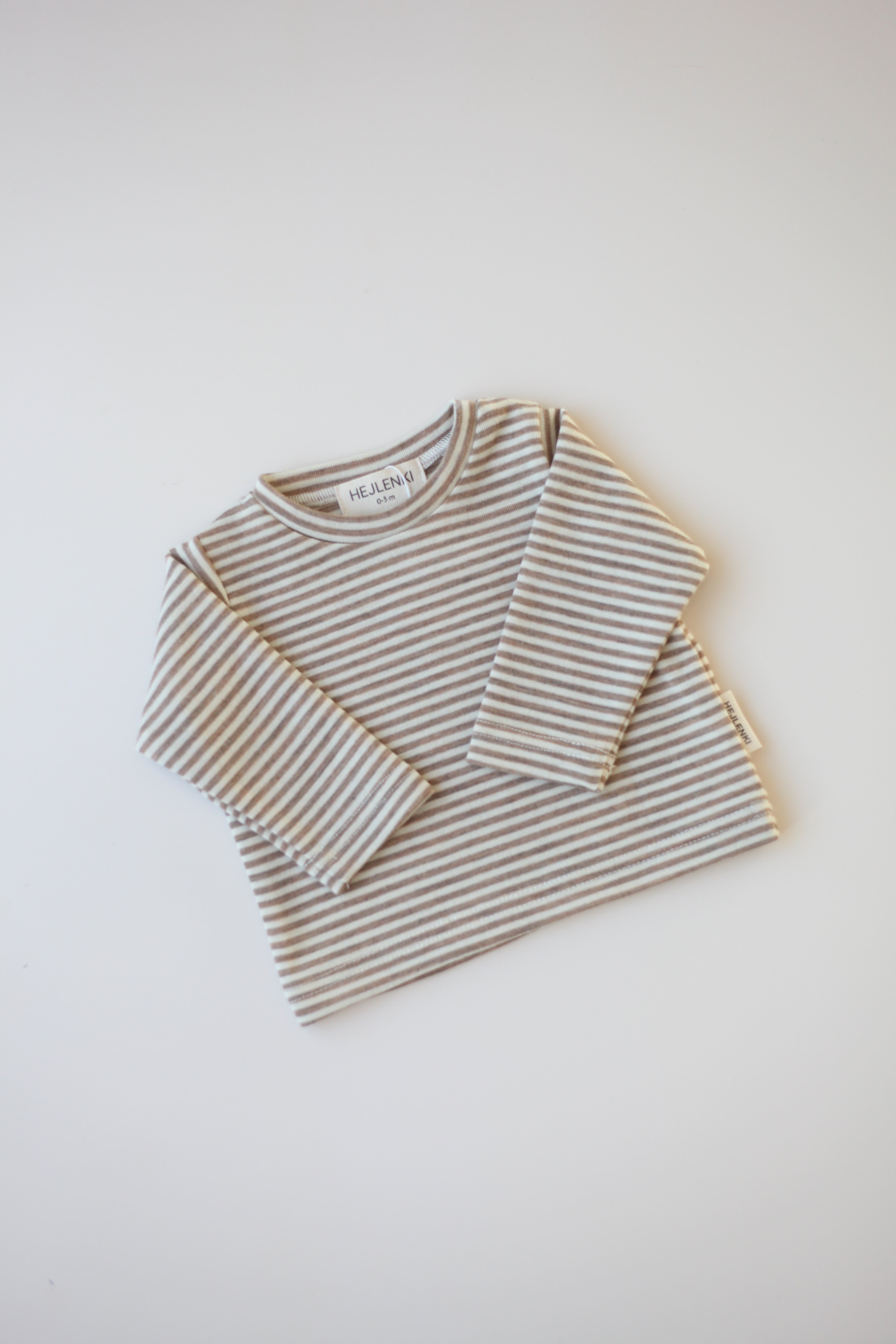 PURE WOOL SHIRT STRIPES BEIGE MELANGE