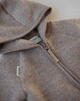 MERINO WOOLFLEECE JACKET BEIGE MELANGE