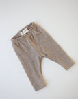 PURE WOOL LEGGINGS BEIGE MELANGE