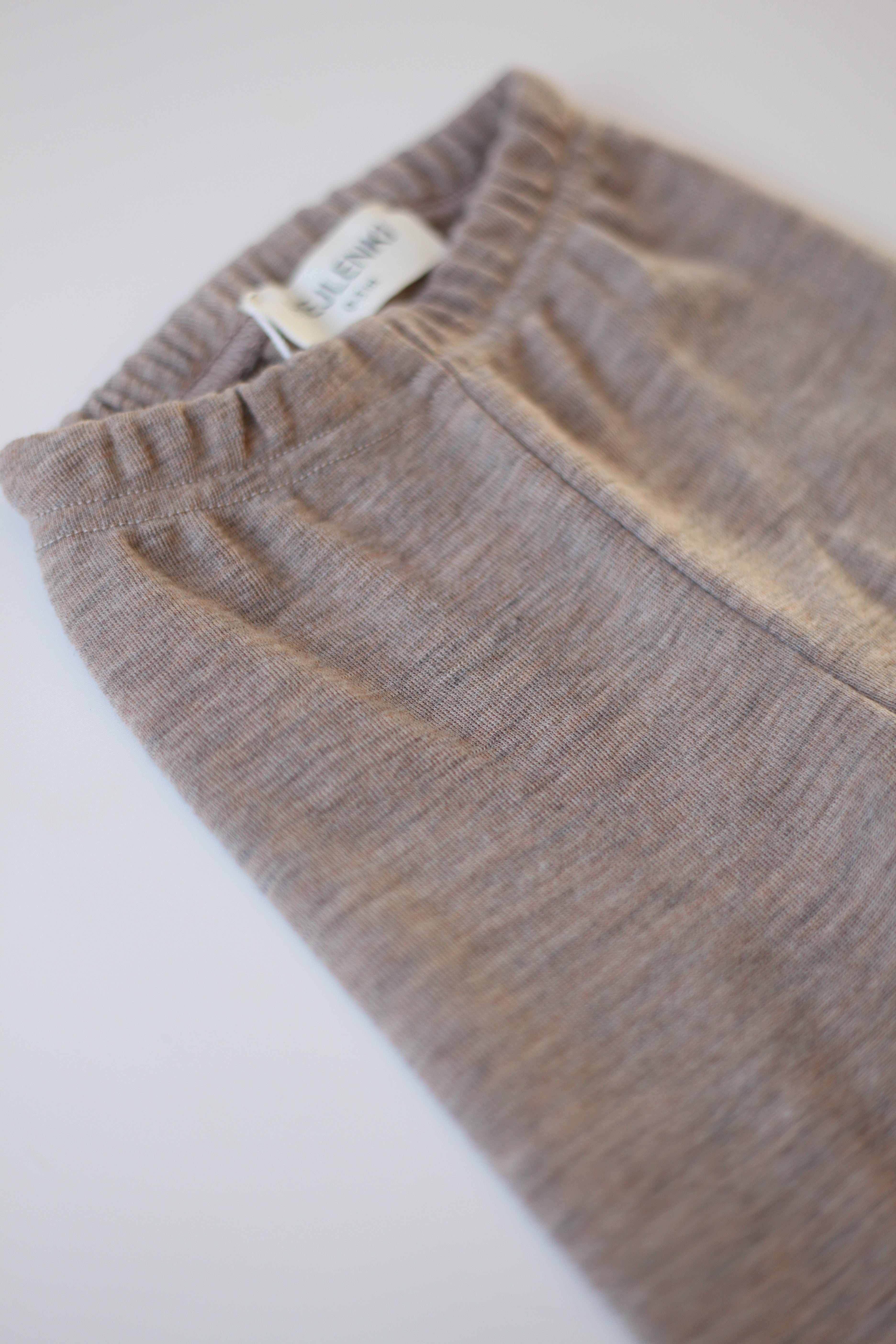 PURE WOOL LEGGINGS BEIGE MELANGE