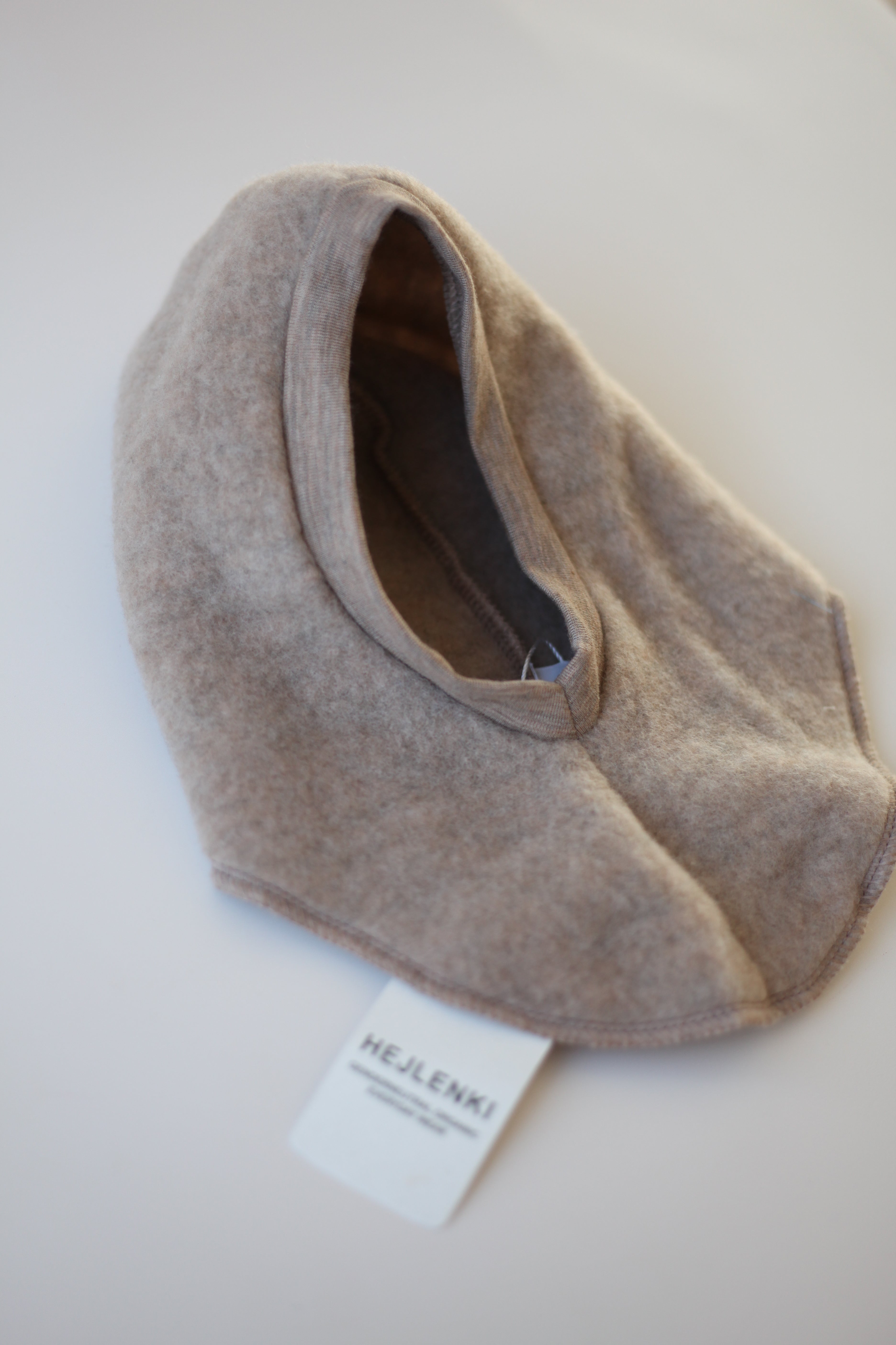 MERINO WOOLFLEECE BALACLAVA BEIGE MELANGE