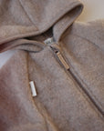 MERINO WOOLFLEECE OVERALL BEIGE MELANGE