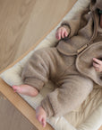 MERINO WOOLFLEECE PANTS BEIGE MELANGE