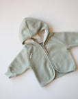 ORGANIC FLEECE JACKET SAGE