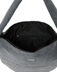 MOM CROSSBODY BAG DENIM GREY