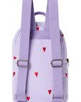 KIDS BACKPACK PURPLE HEARTS