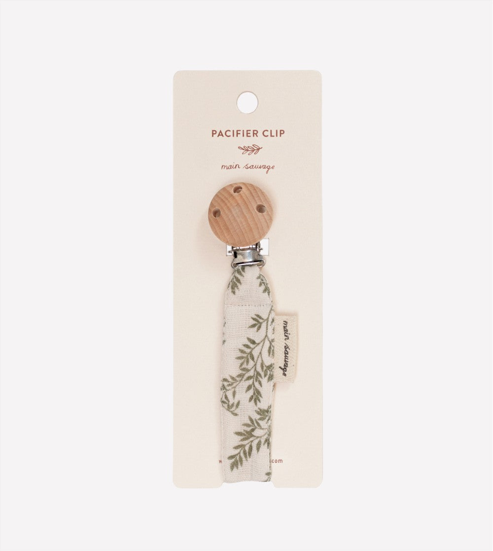 PACIFIER CLIP BAY LEAVES
