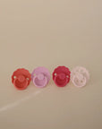 4-PACK SILICONE PACIFIER ROSY ROMANCE