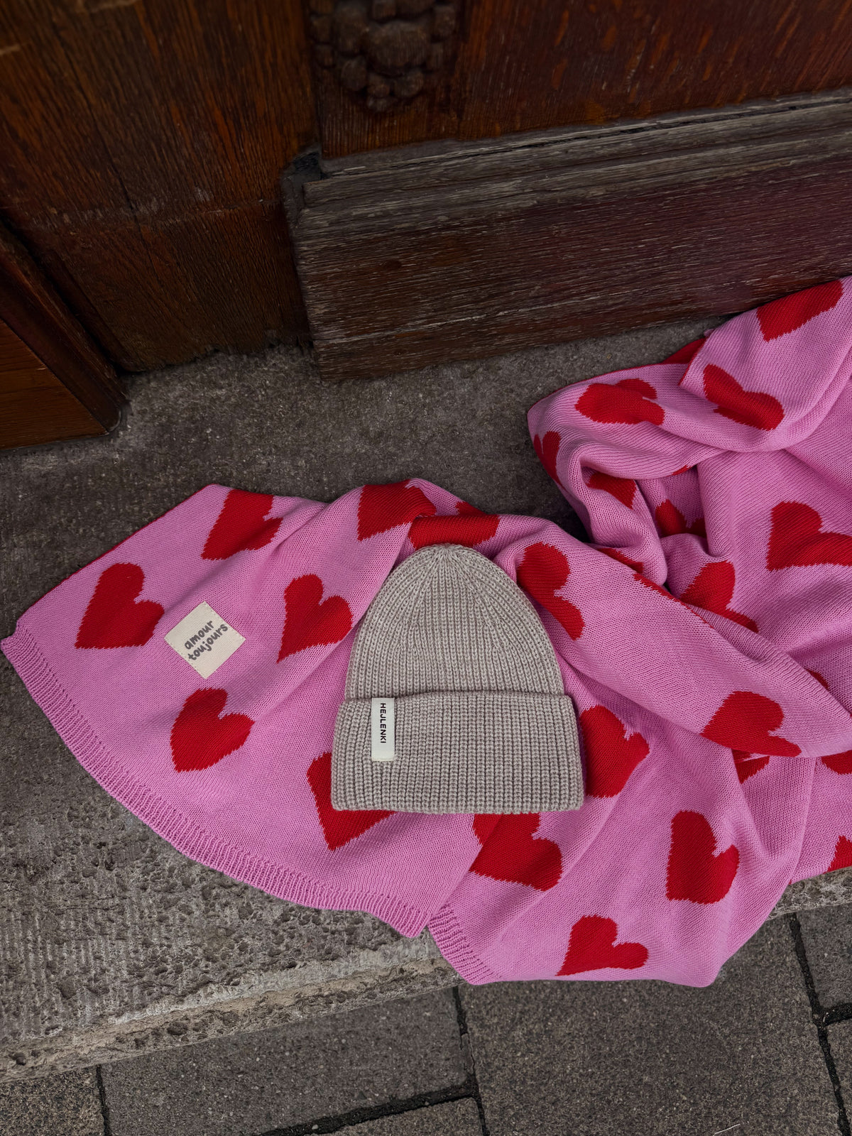 KNIT BLANKET AMORE