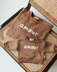 AMOUR MOM SWEATER BROWN